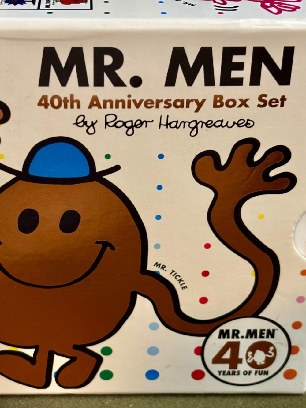 40th Anniversary Box Set of Hardcover "Mr. Men" Books Like new!